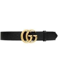Gucci - Gg Signature Buckled Belt - Lyst