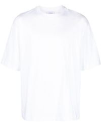 Off-White c/o Virgil Abloh - Logo Embroidered Crewneck T-Shirt - Lyst