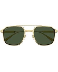 Cartier - Square Frame Sunglasses - Lyst