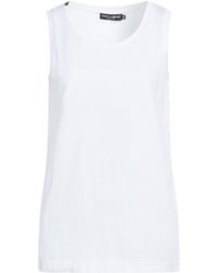 Dolce & Gabbana - Tank Top Cotton - Lyst