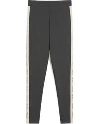 Weekend by Maxmara - Basilio Logo Detailed Leggings - Lyst