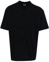 Emporio Armani - Crew-Neck Cotton T-Shirt - Lyst