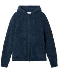 Stone Island - Loose-Fit Hooded Zip-Up Jumper With Pockets - Lyst