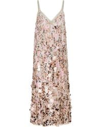 Marni - Sequin Midi Dress - Lyst