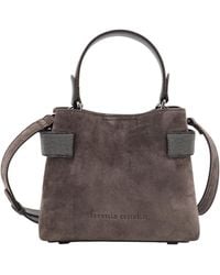Brunello Cucinelli - Essence Small Shoulder Bag - Lyst