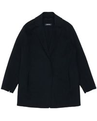 Max Mara - Logo Details Coat - Lyst