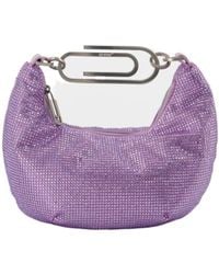 Off-White c/o Virgil Abloh - Paperclip Hobo Strass 20 Tote Bag - Lyst
