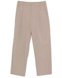 Herno - Pleated Elasticated-Waist Trousers - Lyst