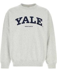 Sporty & Rich - Yale Ivy Logo Sweatshirt - Lyst