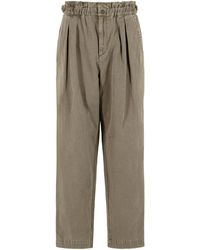 Isabel Marant - Isabel Marant Étoile Straight-Leg Elasticated Waist Trousers - Lyst