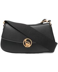 Stella McCartney - S-Wave Logo Plaque Fold-Over Shoulder Bag - Lyst