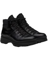 Prada - Brixxen Booties - Lyst