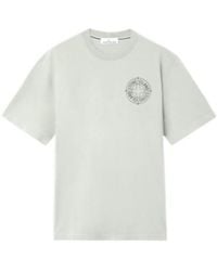 Stone Island - Logo Printed Crewneck T-Shirt - Lyst