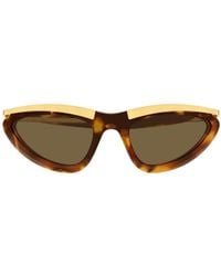 Bottega Veneta - Cat-Patterned Eyeglass Frames/Sunglasses - Lyst