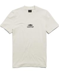 Balenciaga - 3B Sports Icon Fitted Crewneck T-Shirt - Lyst
