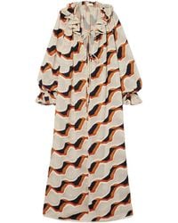 Ulla Johnson - A Long, Sheer, Openwork Dress - Lyst