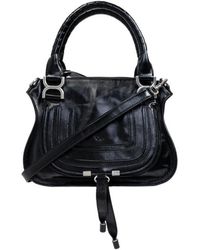 Chloé - Chloé Marcie Zipped Small Tote Bag - Lyst