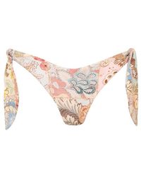 Zimmermann - Daylight Tie Bikini Bottoms - Lyst