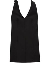 MSGM - V-Neck Mini Dress - Lyst