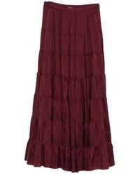 forte_forte - Tiered Maxi Skirt - Lyst