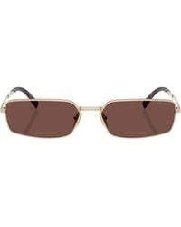Prada - Eyewear Rectangular Frame Sunglasses - Lyst