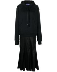 Off-White c/o Virgil Abloh - Logo-Embroidered Hoodie Dress - Lyst