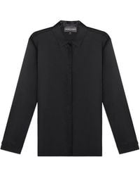 Emporio Armani - Satin Shirt - Lyst