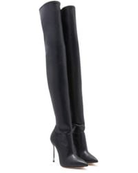 Casadei - Blade Pointed-Toe Boots - Lyst