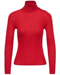 Moncler - Textured Wool Sweater - Lyst
