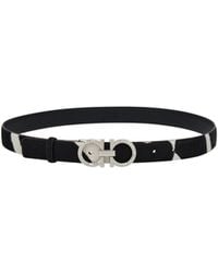 Ferragamo - Ferragamo Adjustable Gancini Belt - Lyst
