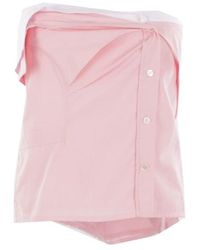 Miu Miu - Layered Strapless Top - Lyst