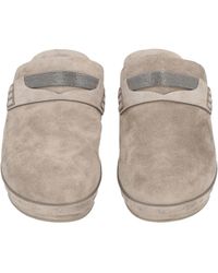 Brunello Cucinelli - Minimalist Block-Heel Mules - Lyst