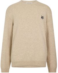 Maison Kitsuné - Crew Neck Jumper - Lyst