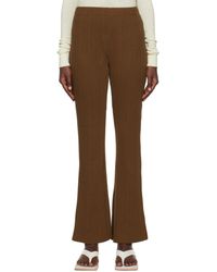 Vince - Elasticated Ribbed Trousers - Lyst