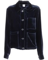 Aspesi - Button-Up Jacket With Soft Texture - Lyst