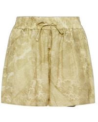 AllSaints - Isla Printed Drawstring Shorts - Lyst