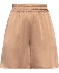 Max Mara - Solid Color Satin Shorts - Lyst
