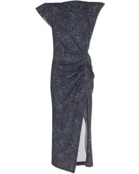 Isabel Marant - Printed Side-Split Dress - Lyst