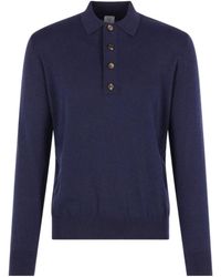 Eleventy - Long-Sleeved Buttoned Jumper - Lyst