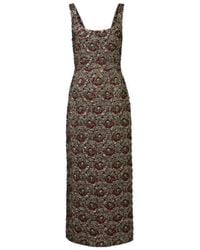 Jonathan Simkhai - Ravenna Jacquard Midi Dress - Lyst
