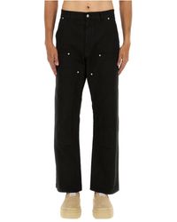 MM6 by Maison Martin Margiela - Stitch Detailed Utility Jeans - Lyst