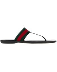 Gucci - Flat Flip-Flops - Lyst