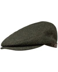 Barbour - Logo Patch Flat Cap - Lyst