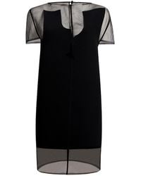 KHAITE - Winona Short Sleeved Mini Dress - Lyst