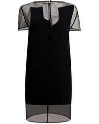 KHAITE - Winona Short Sleeved Mini Dress - Lyst