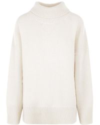 Chloé - Chloé Roll-Neck Knitted Jumper - Lyst