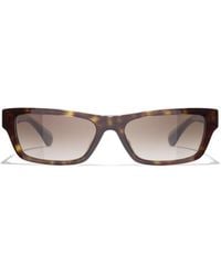 CHANEL - Full Frame Sunglasses - Lyst