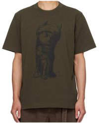 Sacai - Crew Neck Short Sleeve T-Shirt - Lyst