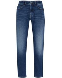 BOSS - Re.Maine Straight-Leg Jeans - Lyst