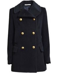 Tagliatore - Blanche Double-Breasted Coat - Lyst
